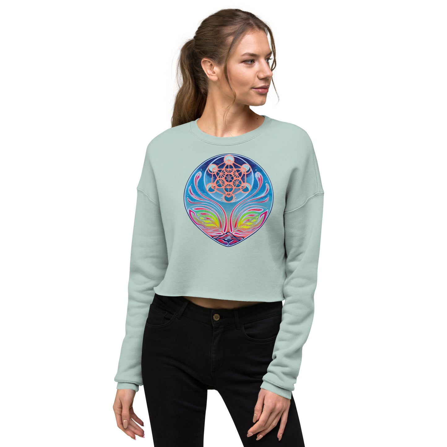"Starseed" Crop Sweatshirt