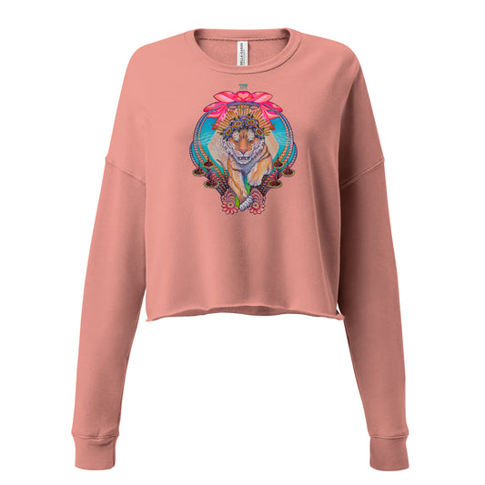 "Tiger Portal" Crop Sweatshirt
