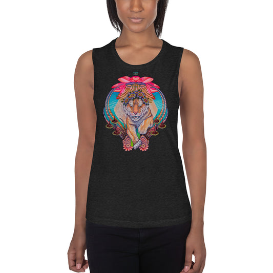 "Tiger Portal" Muscle Tank